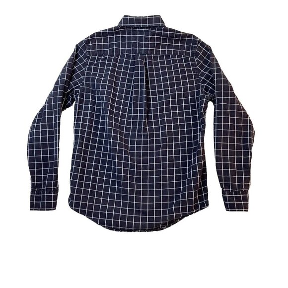 Tommy Hilfiger Blue Checks Long Sleeve Button Up Cotton Shirt Mens Size Small - Picture 3 of 8